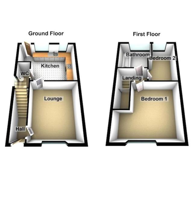 Cheerful 2-Bedroom Home With Off Street Parking ブラックプール エクステリア 写真